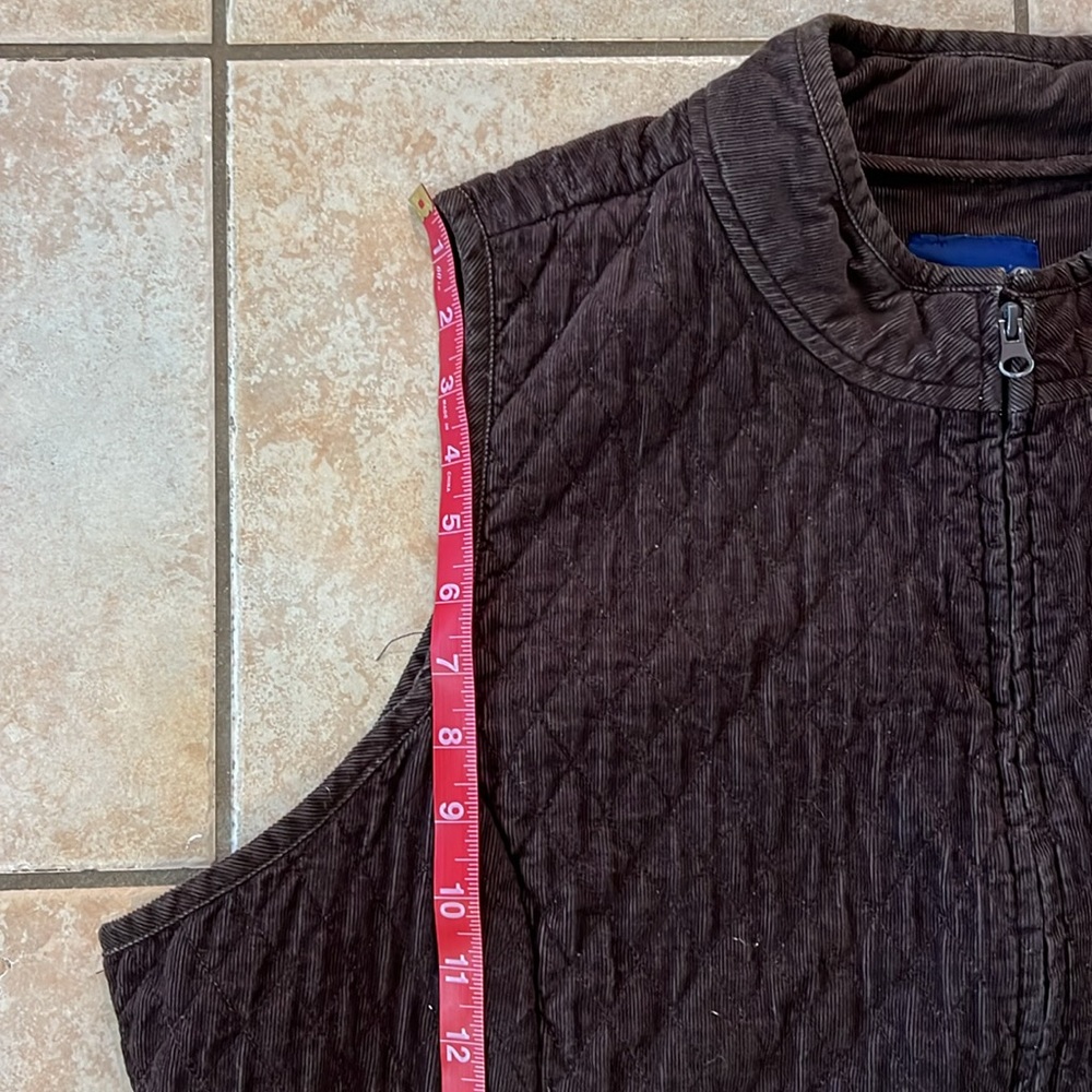 Basic Editions Chocolate Espresso Brown Full Zip … - image 8